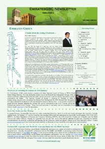 EmiratesGBC Newsletter FEBRUARY2014 VOLUME IV ISSUE 2  EMIRATES GREEN