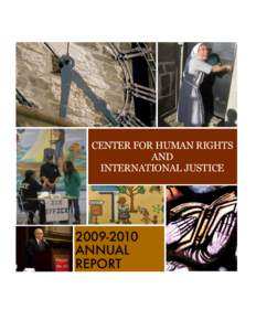 CENTER FOR HUMAN RIGHTS AND INTERNATIONAL JUSTICE[removed]ANNUAL