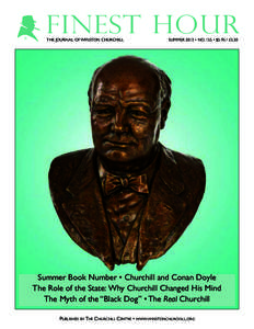 ®  FINEST HOUR THE JOURNAl OF WiNSTON CHURCHill  SUMMER 2012 • NO. 155 • $5.95 / £3.50