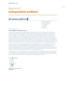 GRUPO TELEVISA, S. A. B.  33 Report of independent auditors