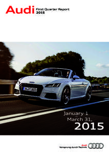 Audi  First Quarter Report 2015