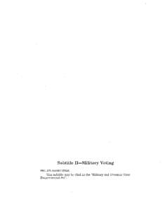 Subtitle H-Military Voting SEC[removed]SHORT TITLE. This subtitle may be cited as the 