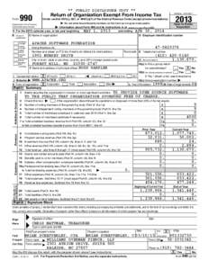 ** PUBLIC DISCLOSURE COPY ** Form 990  Return of Organization Exempt From Income Tax