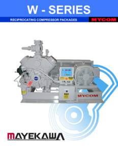 W - SERIES RECIPROCATING COMPRESSOR PACKAGES W - SERIES DIMENSIONS & WEIGHT Direct Drive