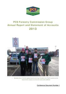 PCS Forestry Commission Group Annual Report and Statement of Accounts 2013  •