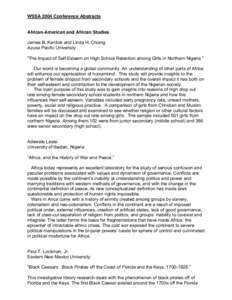 DRAFT WSSA 2004 CONFERENCE ABSTRACTS