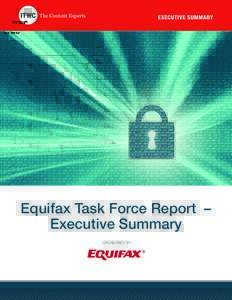 1 Equifax Task ReportExperts – Executive Summary TheForce Content