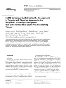 ENETS Consensus Guidelines Neuroendocrinology 2012;95:120–134 DOI:  Published online: February 15, 2012