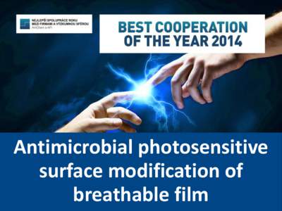 Antimicrobial photosensitive surface modification of breathable film Antimicrobial modified breathable film technology