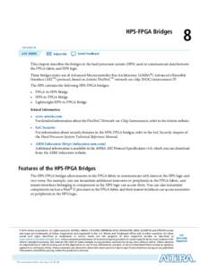 HPS-FPGA Bridges[removed]