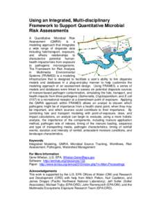 Using an Integrated, Multi-disciplinary Framework to Support Quantitative Microbial Risk Assessments A Quantitative Microbial Risk Assessment (QMRA)