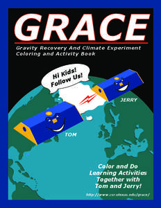GRACE Gravity Recovery And Climate Experiment Coloring and Activity Book s! d