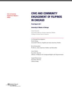 Civic and Community Engagement of Filipinos in Chicago 