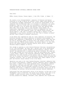 UKRAINIAN-RUSSIAN HISTORICAL COMMISSION RAISES STORM  Taras Kuzio RFERL, Poland, Belarus, Ukraine Report, 2 July 2002, Volume  4, Number