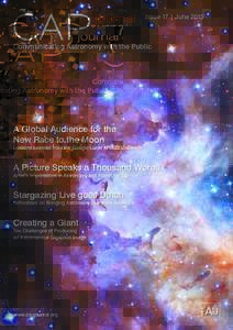 journal  Issue 17 | June 2015 Communicating Astronomy with the Public
