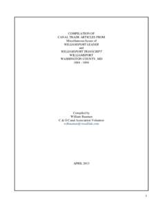 Water transport infrastructure / Geography of the United States / Maryland / Chesapeake and Ohio Canal / Cumberland /  Maryland / Hagerstown metropolitan area / Allegany County /  Maryland / Conococheague Creek / Lock / Canal / Western Maryland Railway / Chesapeake and Ohio Canal National Historical Park