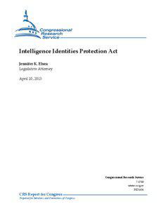 Intelligence Identities Protection Act