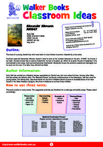 Walker Books  Classroom Ideas Alexander Altmann A10567