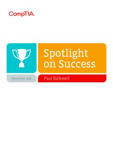 03215 Spotlight on Success Cover Paul Balkwell