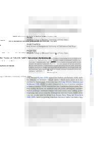 RFS Advance Access published November 13, 2014  The Sum of All FEARS Investor Sentiment and Asset Prices Zhi Da Mendoza College of Business, University of Notre Dame