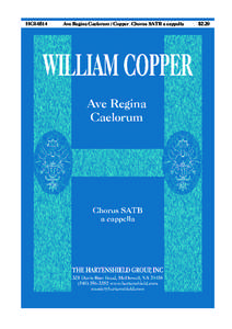 HGI[removed]Ave Regina Caelorum / Copper Chorus SATB a cappella $2.20