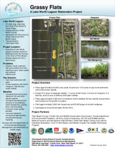 Grassy Flats A Lake Worth Lagoon Restoration Project Project Plan Seagrass