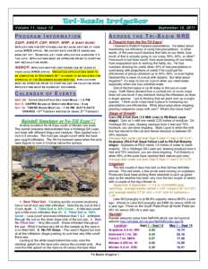 Volume 11, Issue 10  Tri-Basin Irrigator September 15, 2011