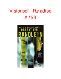 Visionsof Paradise #153 Visions of Paradise #153 Contents