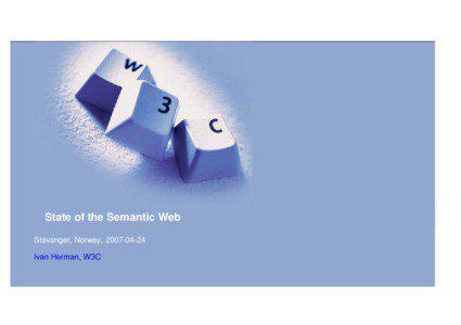 State of the Semantic Web (34)