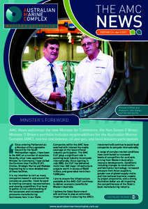 EDITION 13 – April[removed]Minister O’Brien and Modular’s John Davies tour the new facility.