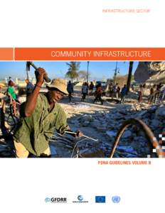 INFRASTRUCTURE SECTOR  COMMUNITY INFRASTRUCTURE PDNA GUIDELINES VOLUME B