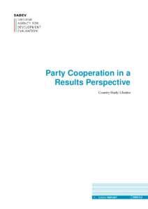 Party Cooperation in a Results Perspective Country Study: Ukraine n