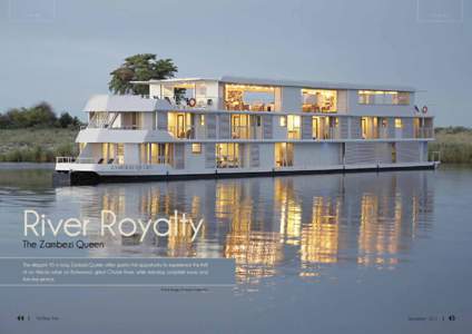 Travel  Travel River Royalty The Zambezi Queen
