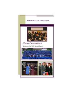 MISSOURI STATE UNIVERSITY  China Connections Academic Year 2009 Annual Report  Page 2