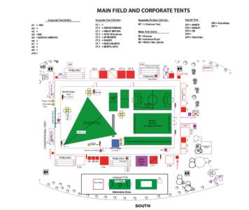 MAIN FIELD AND CORPORATE TENTS Corporate Tent (5x5m) : ct1 = ANZ ct2 = ct3 = ct4 = BIS