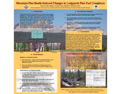 Mountain Pine Beetle Induced Changes in Lodgepople Pine Fuel Complexes