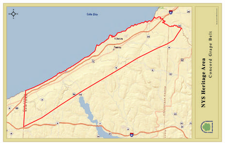 NYS Designated Heritage Area - Lake Erie Concord Grape Belt