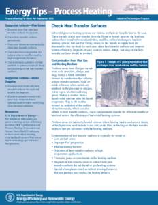 Check Heat Transfer Services; Industrial Technologies Program (ITP) Energy Tips - Process Heating Tip Sheet #4 (Fact Sheet).