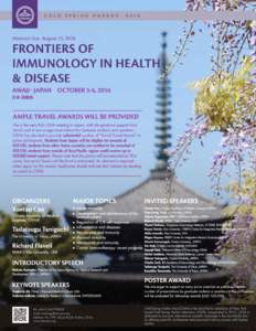 Frontiers of Immunology in Health & Disease 小
