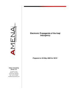 Electronic Propaganda of the Iraqi Insurgency