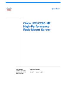 Spec Sheet  Cisco UCS C260 M2 High-Performance Rack-Mount Server