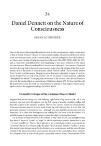 Cognitive psychology / Physicalism / Materialism / Cognition / Multiple drafts model / Cartesian materialism / Consciousness Explained / Daniel Dennett / Hard problem of consciousness / Philosophy of mind / Cognitive science / Mind