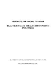 Microsoft Word - Report on 2014 Manpower Survey of the Electronics Industry[removed]web)