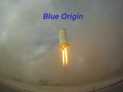 BLUE ORIGIN  Blue Origin SLS – Dumbacher/Guidi– Alexander