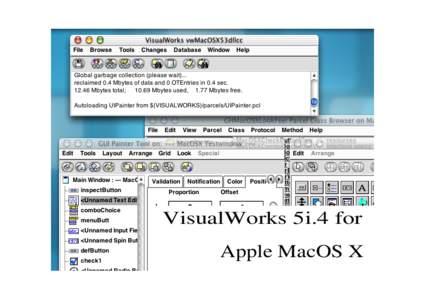 VisualWorks 5i.4 for Apple MacOS X ©Georg Heeg 2001 Overview 1. Some MacOS X Basics
