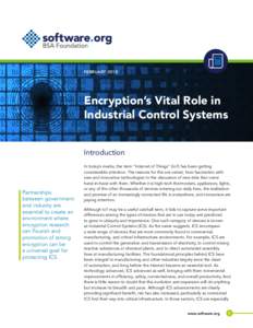 Encryption’s Vital Role in Industrial Control Systems     