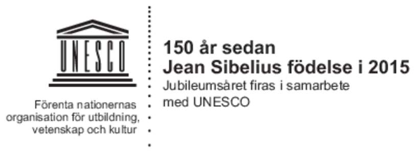 150 år sedan Jean Sibelius födelse i 2015 Förenta nationernas organisation för utbildning, vetenskap och kultur