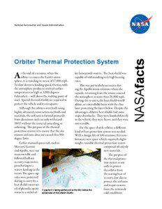 Orbiter Thermal Protection System  A