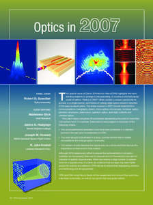 Optics in  PANEL CHAIR: Robert D. Guenther Duke University