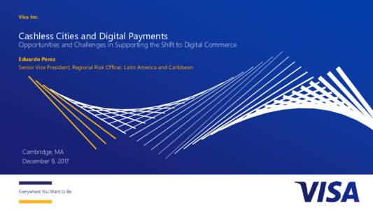 Visa Cashless Cities and Digital Payments